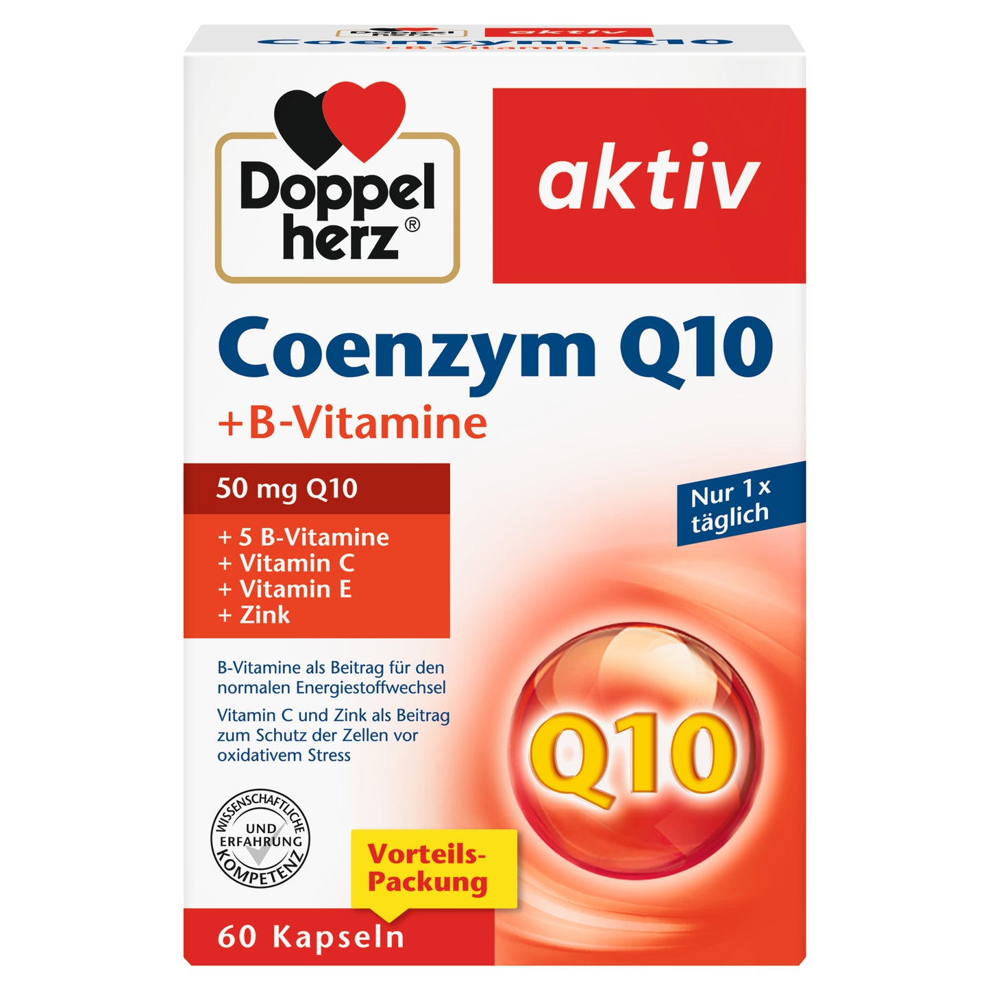 Doppelherz Coenzym Q 10 + B-Vitamine Kapseln 60 St.