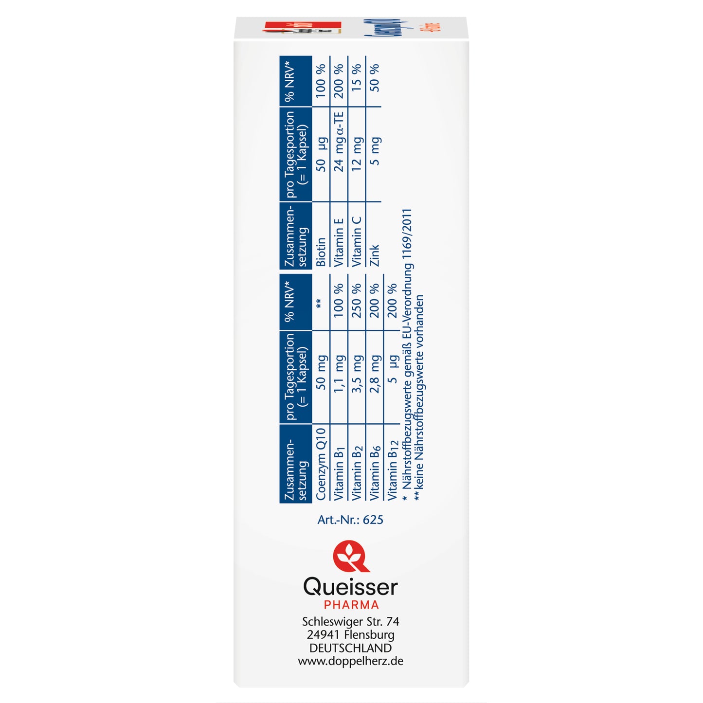 Doppelherz Coenzym Q 10 + B-Vitamine Kapseln 60 St.
