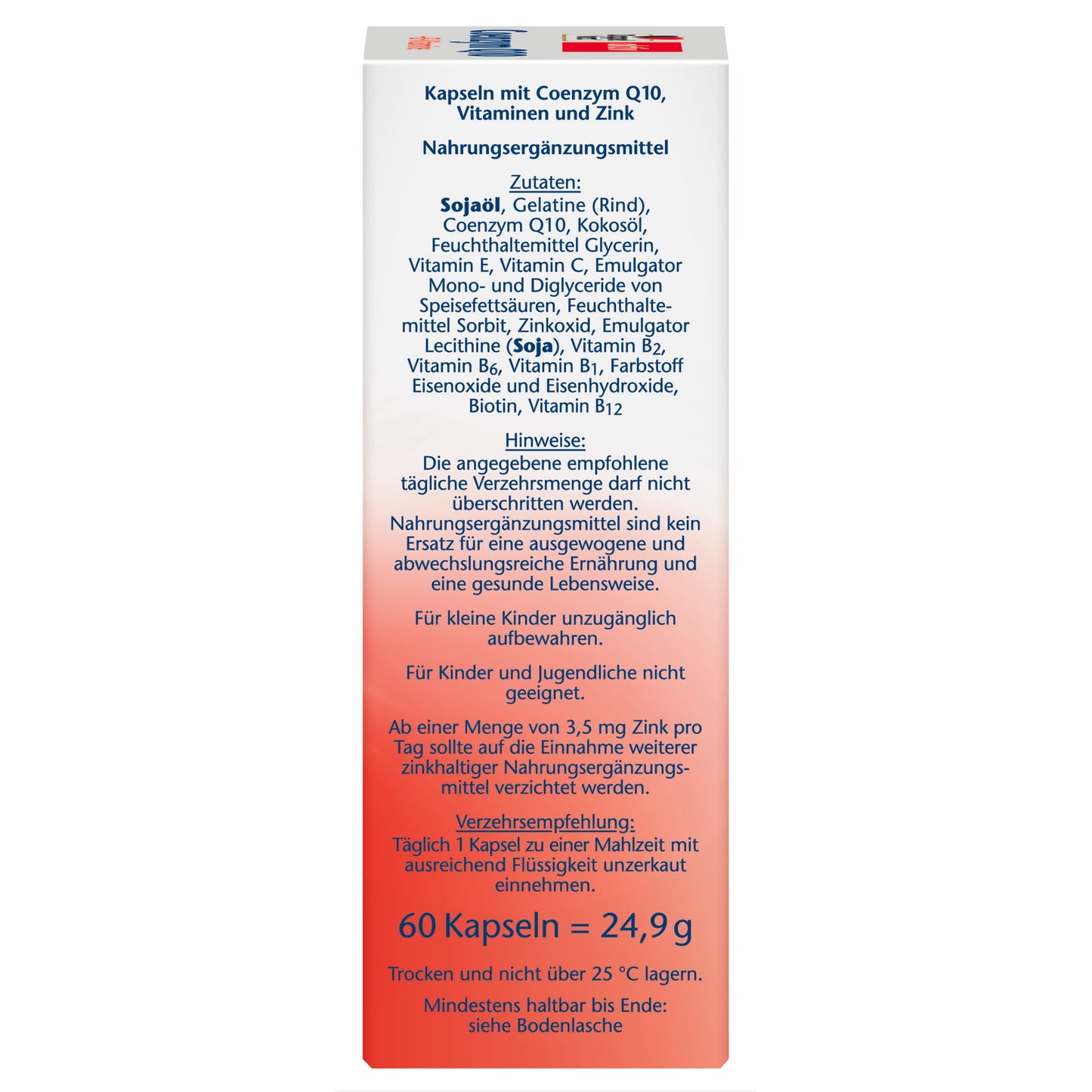 Doppelherz Coenzym Q 10 + B-Vitamine Kapseln 60 St.
