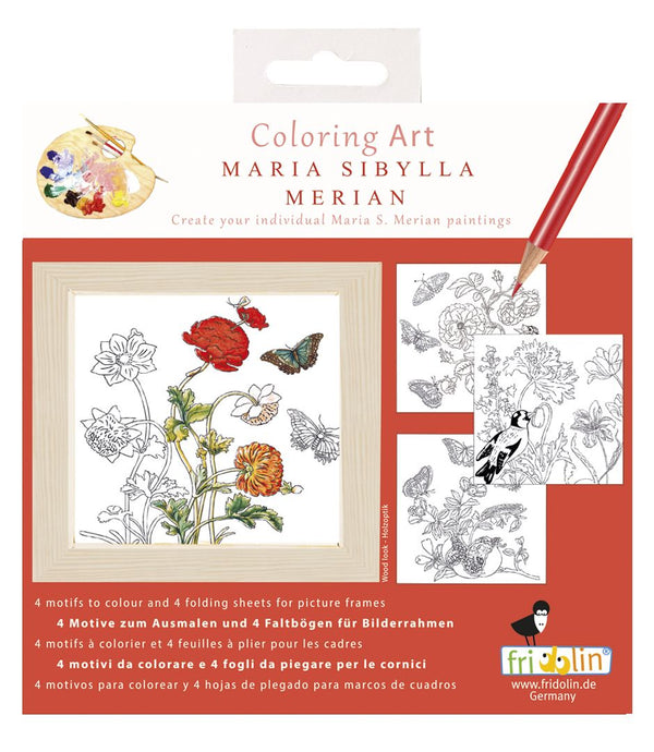 Fridolin Coloring Art, Merian, Ausmal-Set