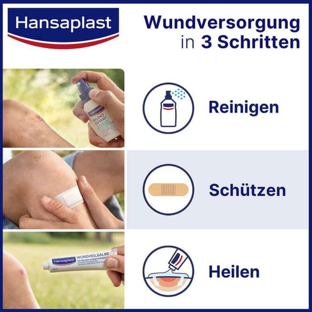 Hansaplast wound spray for wound cleansing, 50 ml