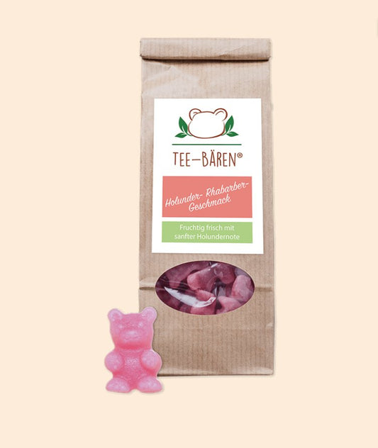 Tee-Bären® 小熊茶磚 接骨木大黃 100 公克