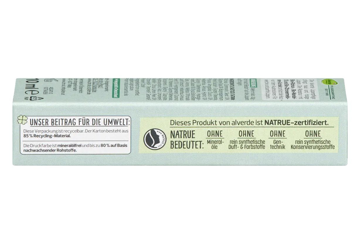 alverde NATURKOSMETIK 平靜綠洲 護唇霜,10 ml