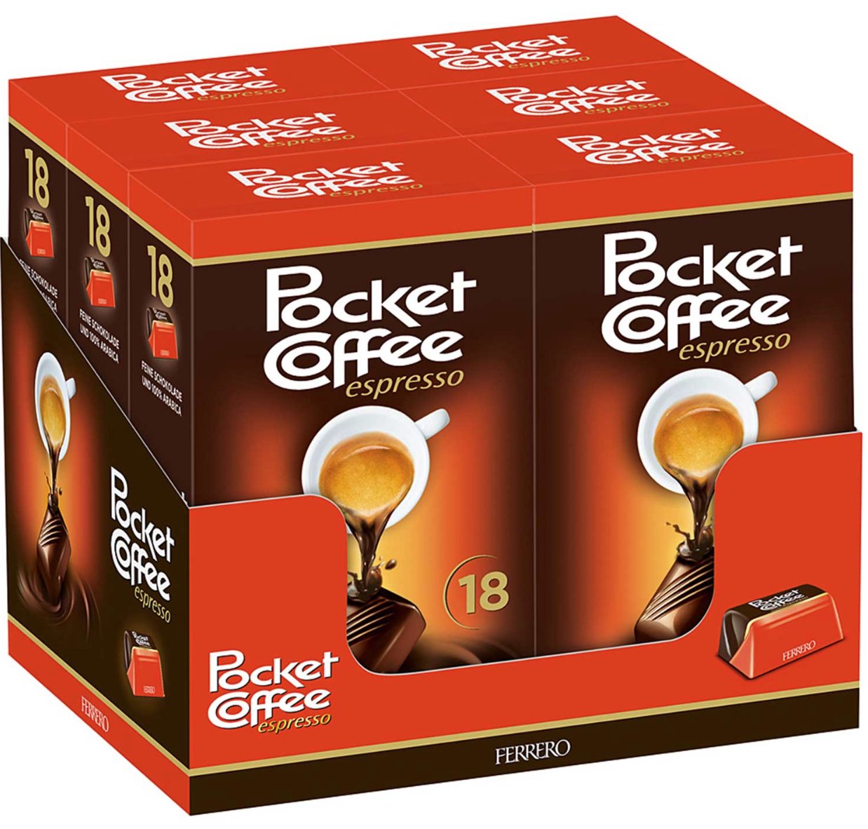 Ferrero Pocket Coffee Espresso 18s