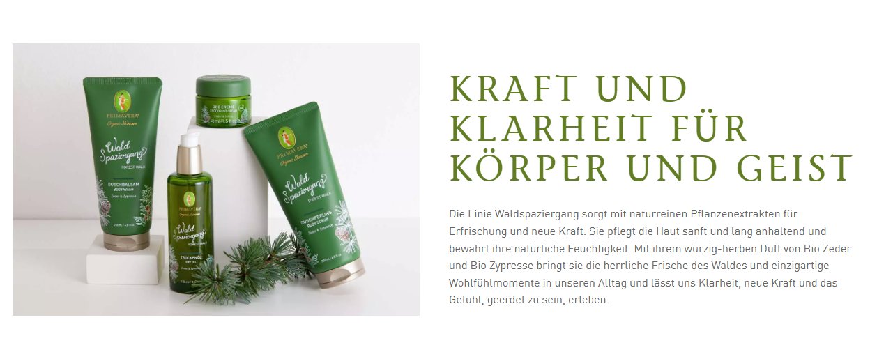 Primavera Waldspaziergang Deo Creme 45ml