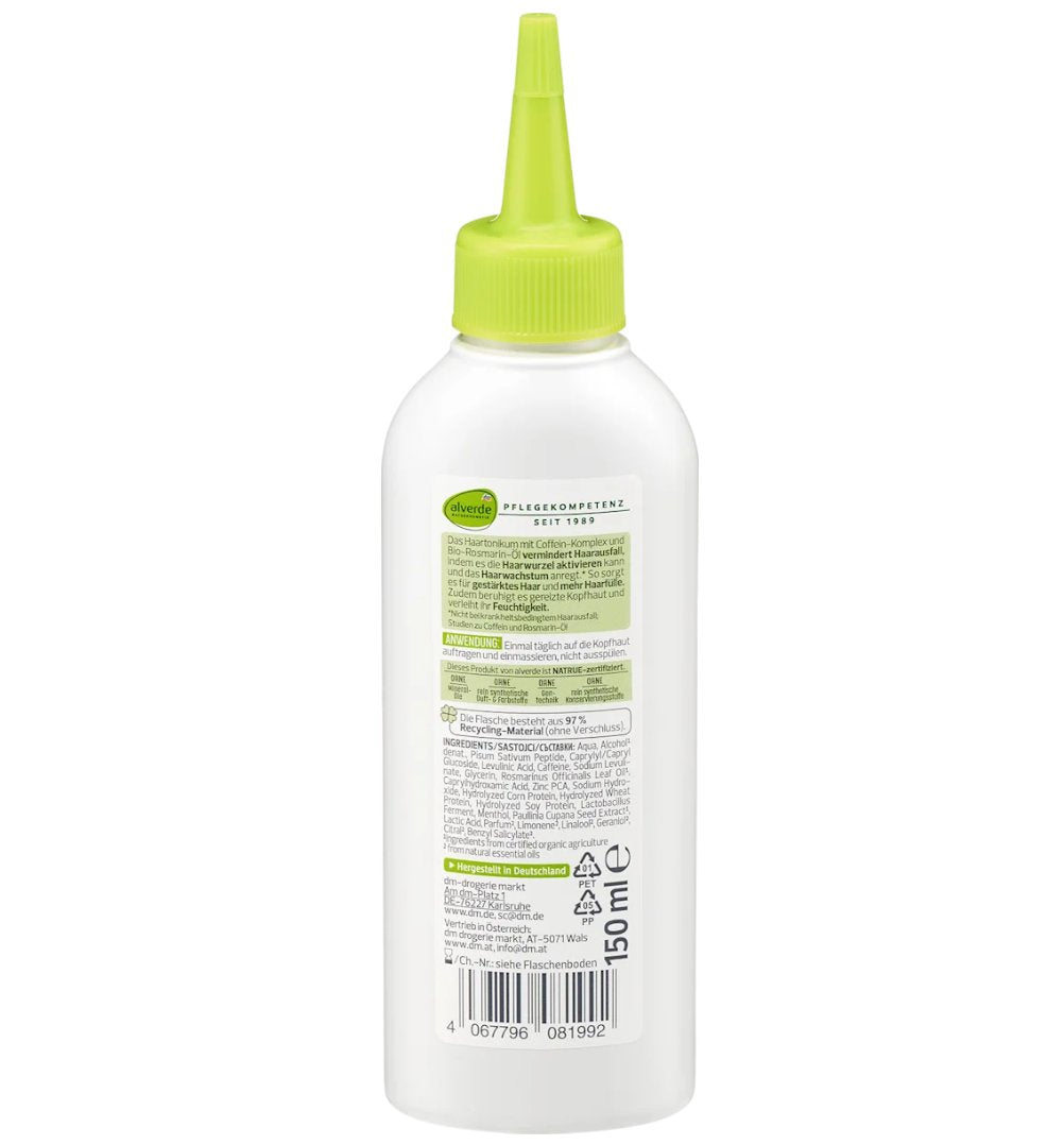 alverde NATURKOSMETIK Haar- Tonic Kraft & Stärke, 150 ml