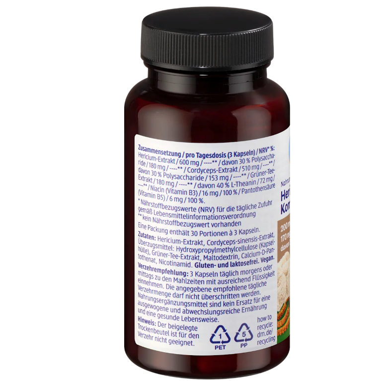 Mivolis Hericium-Cordyceps Complex Capsules, 45 g