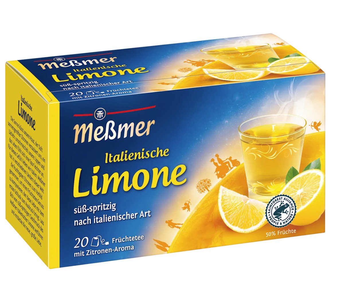 Meßmer Früchtetee Italienische Limone (20 Beutel), 50 g