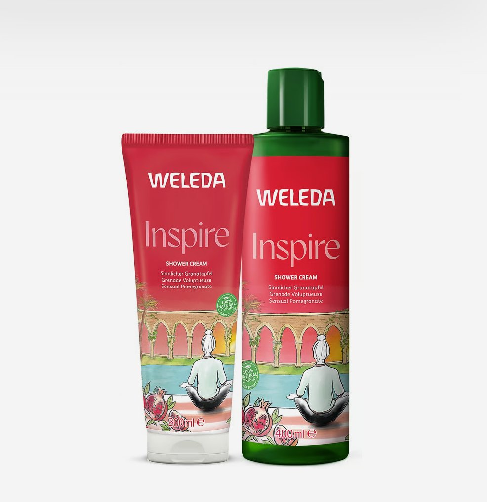 Weleda Inspire Shower Cream Granatapfel 400ml