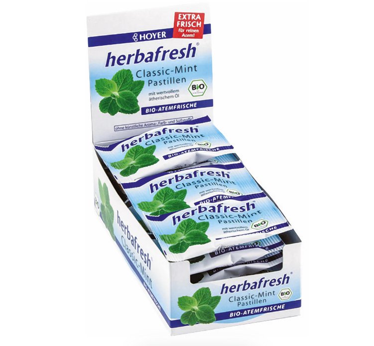 Hoyer herbafresh Classic-Mint Pastillen 17g