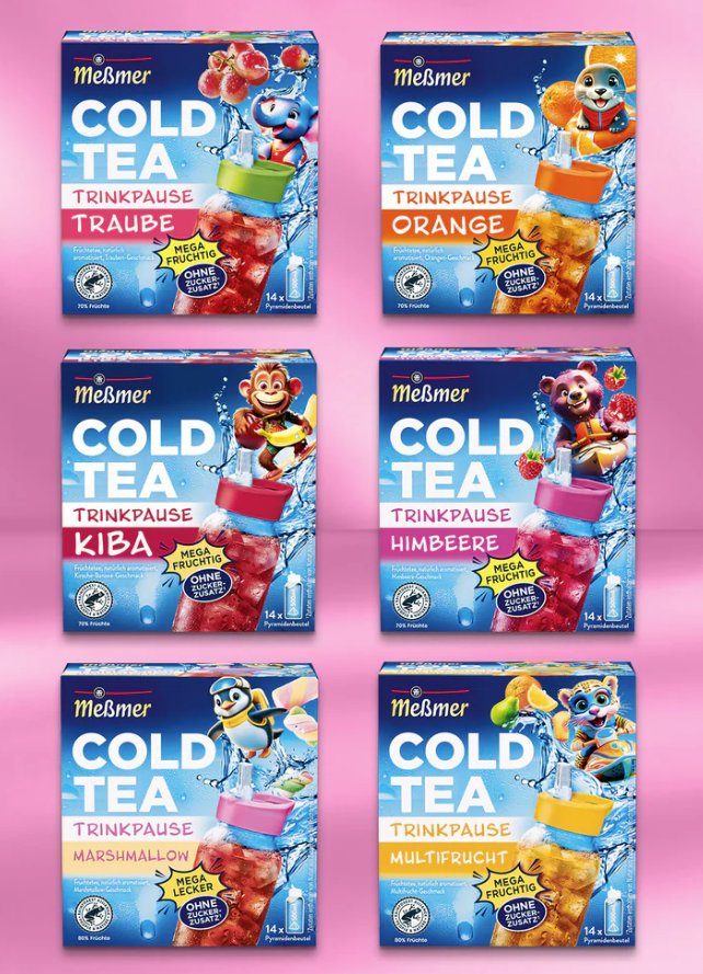 Messmer Kinder Cold Tea Orange 14 Teebeutel à 2,75 g (38,5 g)