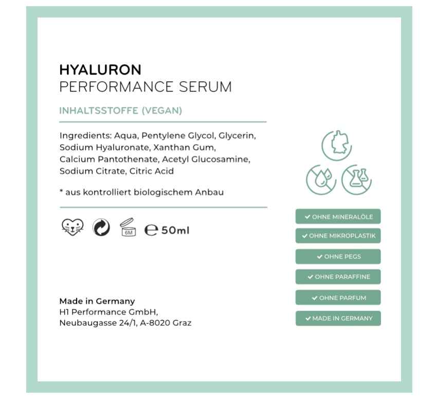 Cosphera Hyaluron Serum vegan 50ml