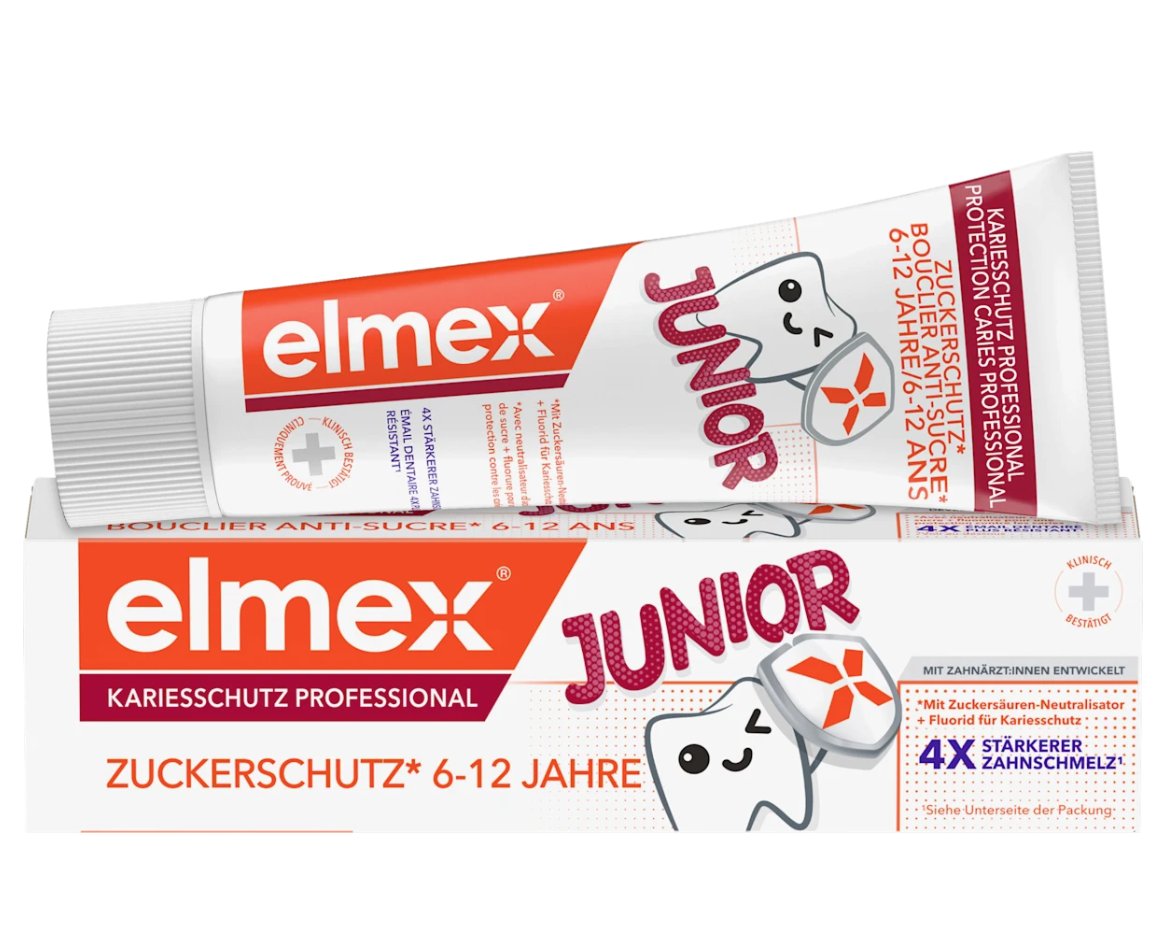 elmex Kariesschutz Professional Junior Zahnpasta (6–12 Jahre)