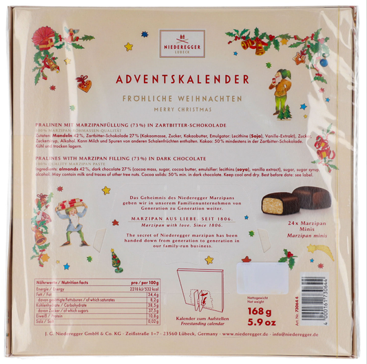 Niederegger Mini-Adventskalender Wichtelwerkstatt, 168 g