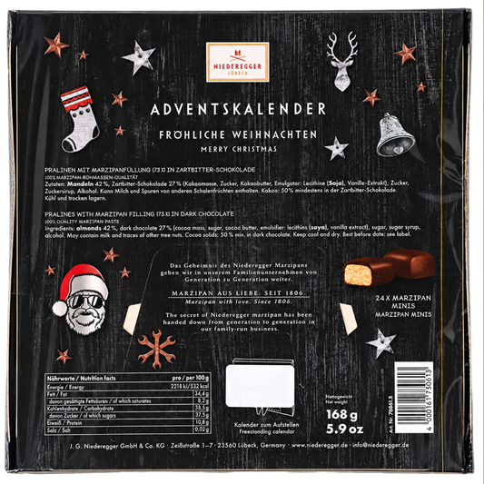 Niederegger Mini-Adventskalender Männersache, 168 g