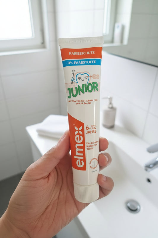 elmex Kids Junior Toothpaste, 6-12 Years, 75 ml
