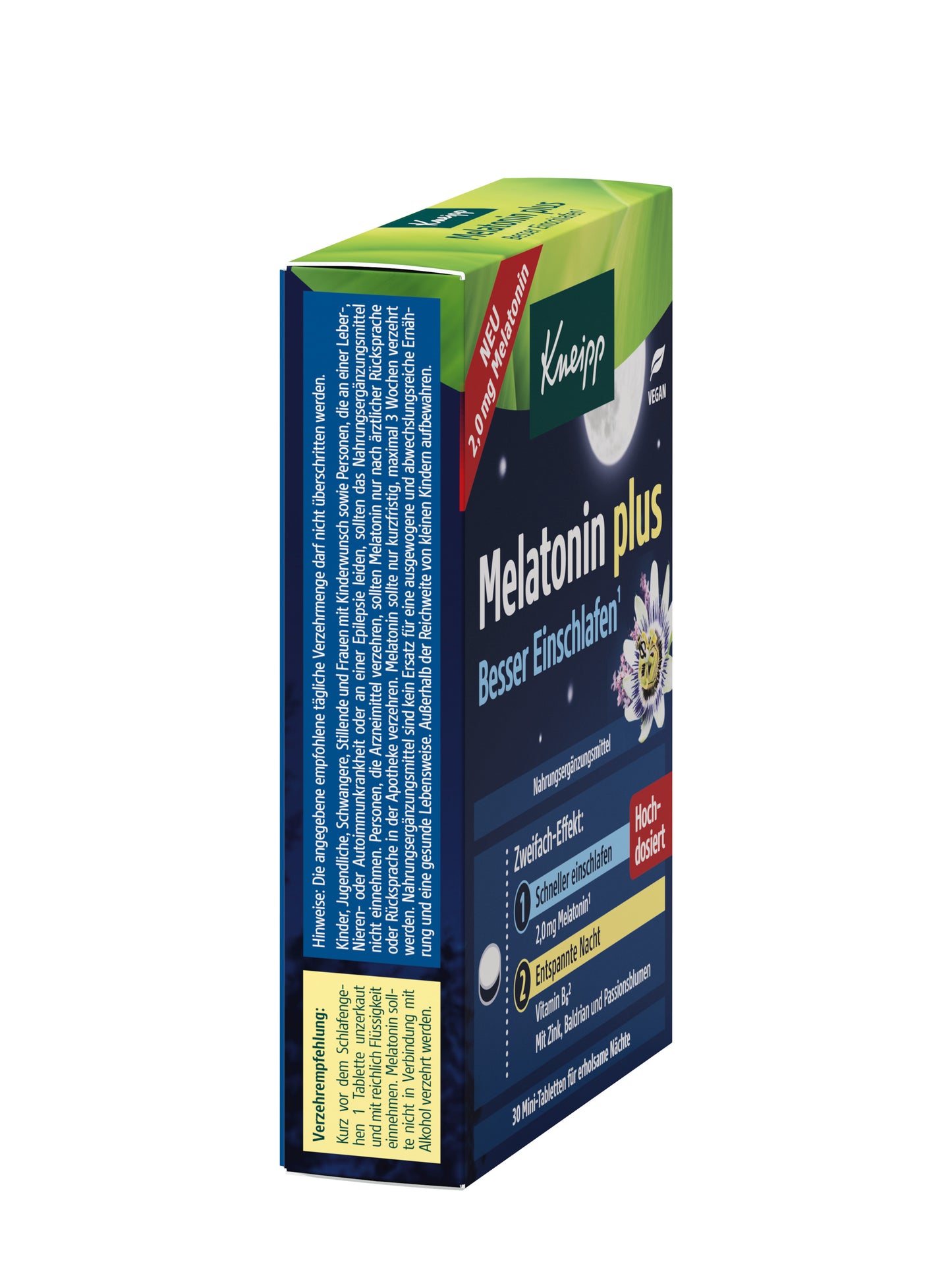 Kneipp Melatonin plus - better sleep tablets 30 pcs, 15.3 g