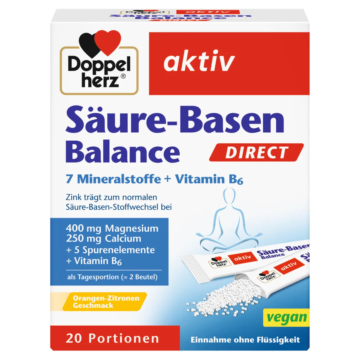 Doppelherz Säure-Basen Balance DIRECT, 20 St, 50 g