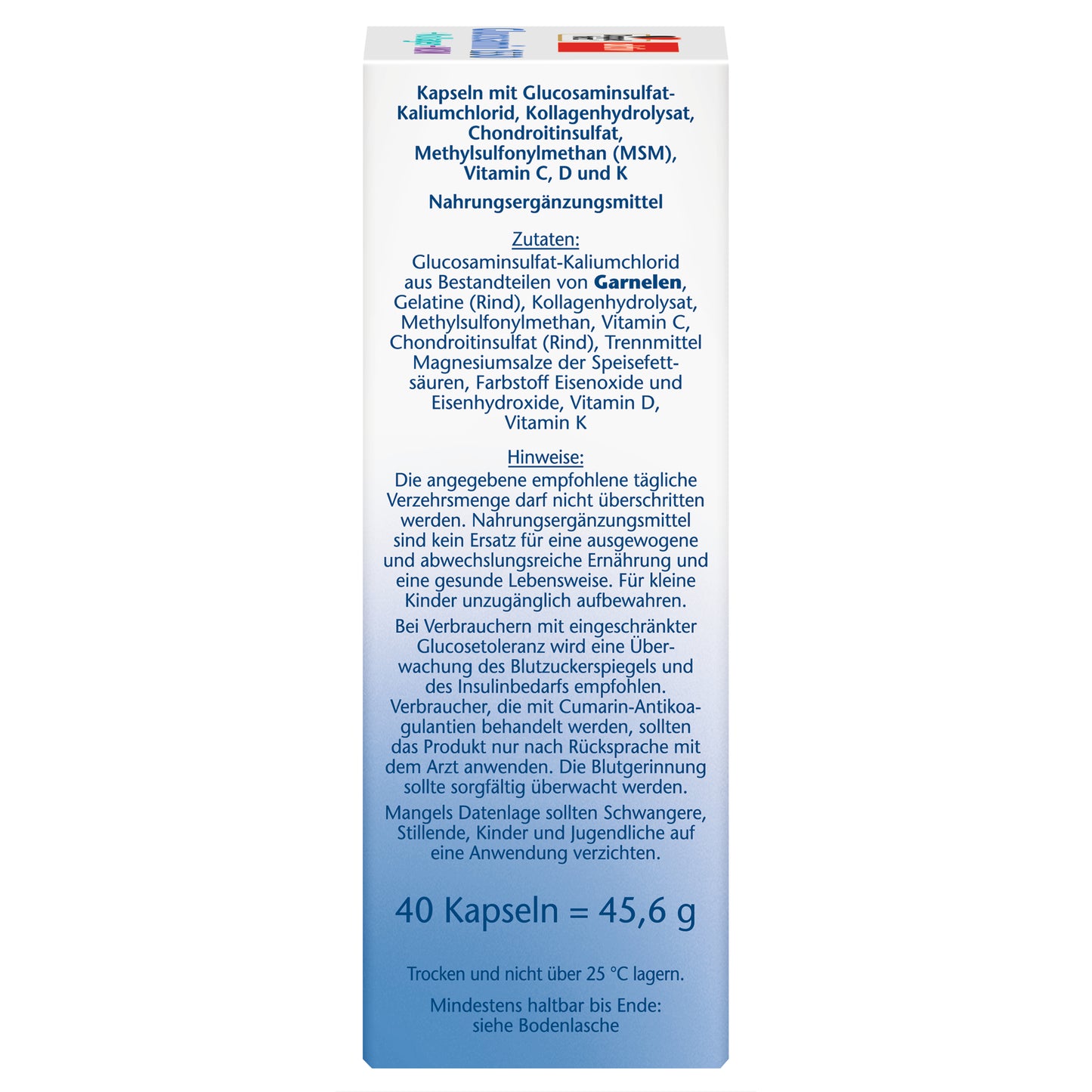 Doppelherz active glucosamine 1550 40 pcs