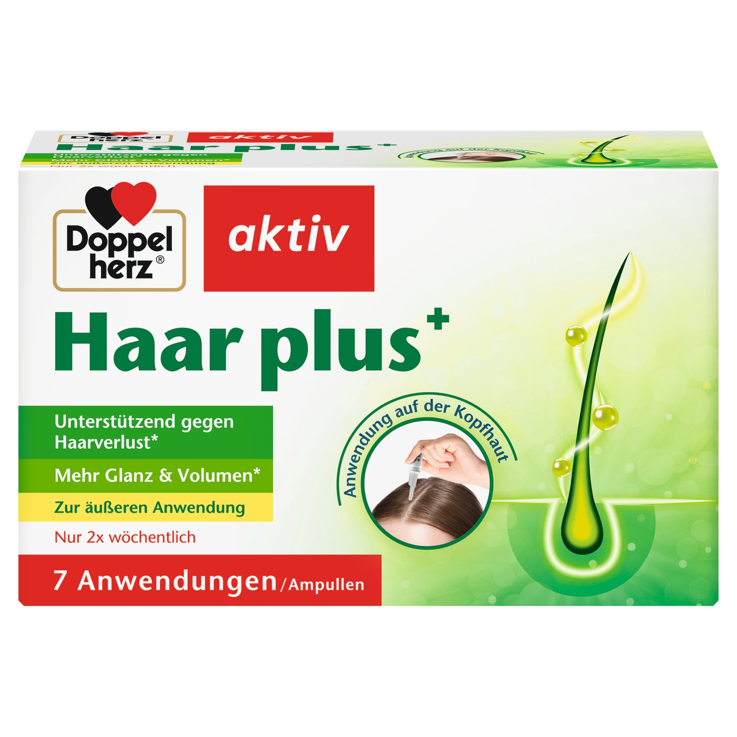 Doppelherz aktiv Haar plus+ 7 x 6 ml Ampullen