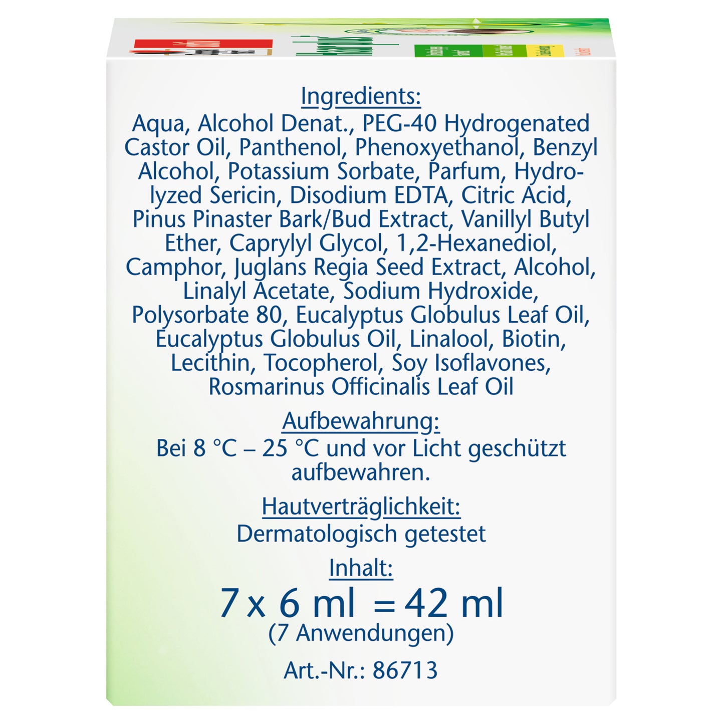 Doppelherz aktiv Haar plus+ 7 x 6 ml Ampullen