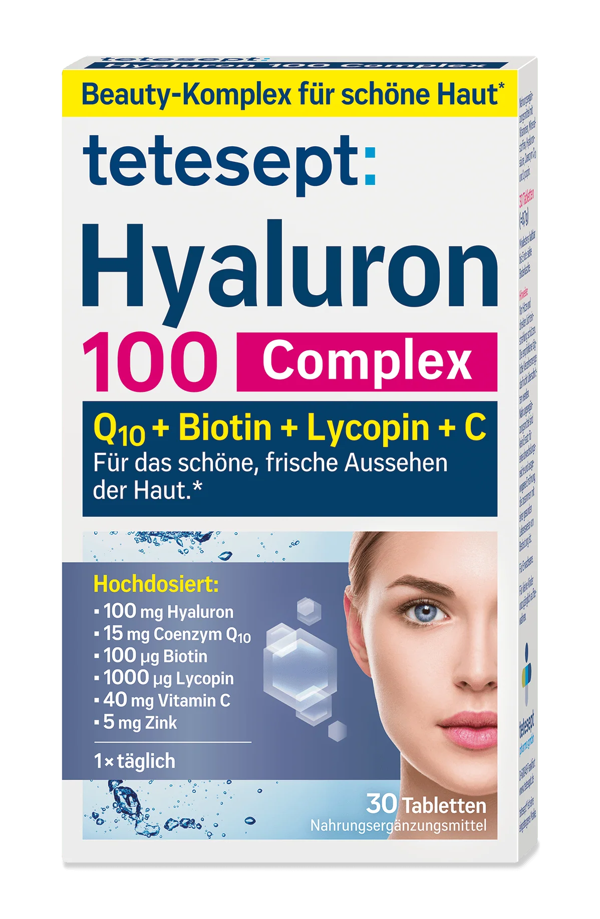 tetesept Hyaluron 100 Complex 30 tablets