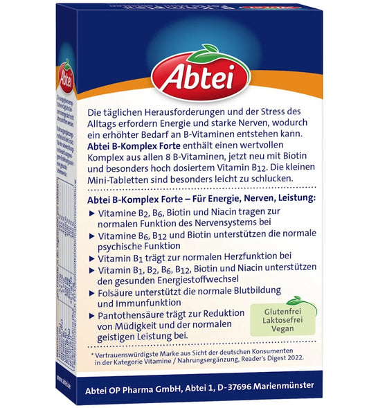 Abtei Vitamin B Komplex forte Tabletten, 50 St, 11,6 g