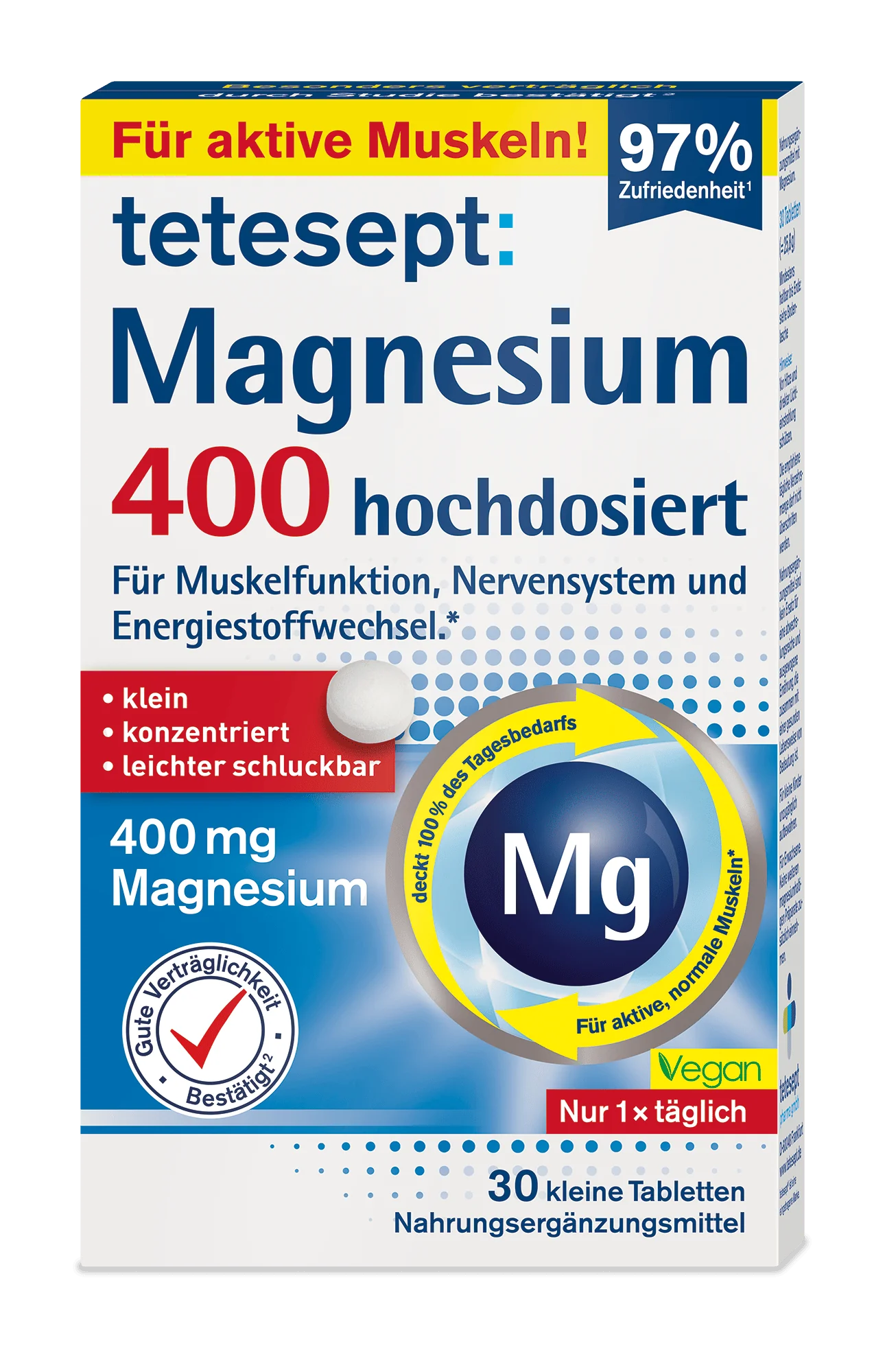 tetesept Magnesium 400 hochdosiert 30 Stk.