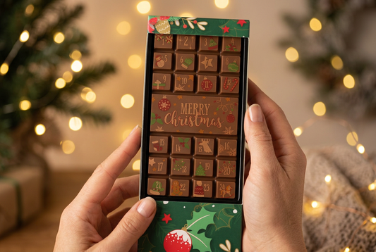 Weibler Tafel-Adventskalender klassisch Vollmilch, 70 g