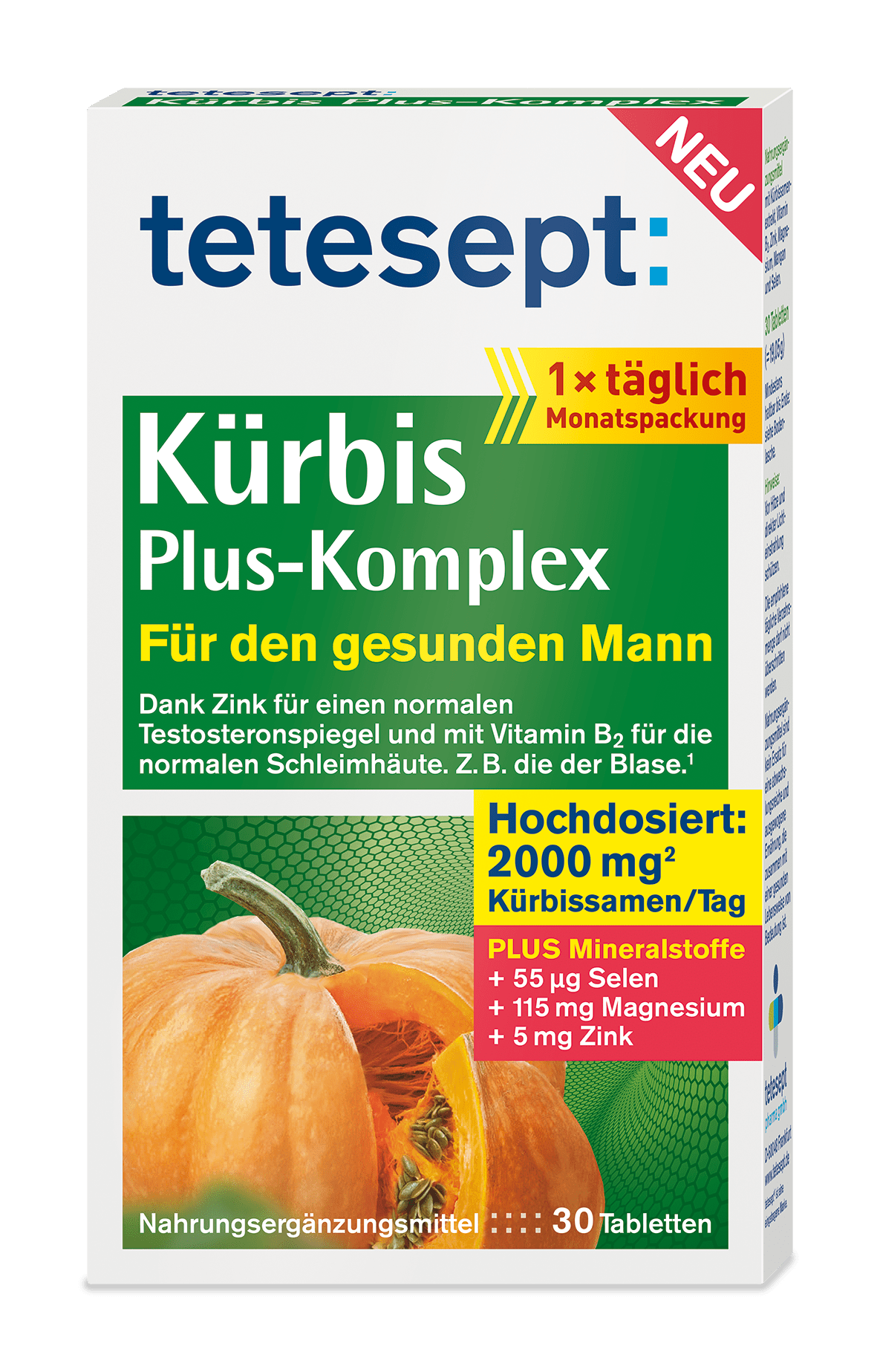 tetesept Pumpkin Plus Complex 30 tablets