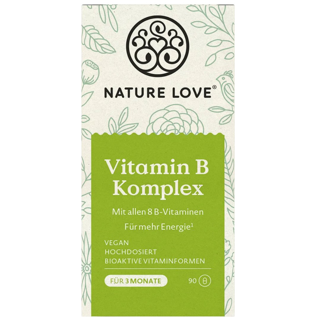 Nature Love Vitamin B Komplex Kapseln, 90 St, 42 g