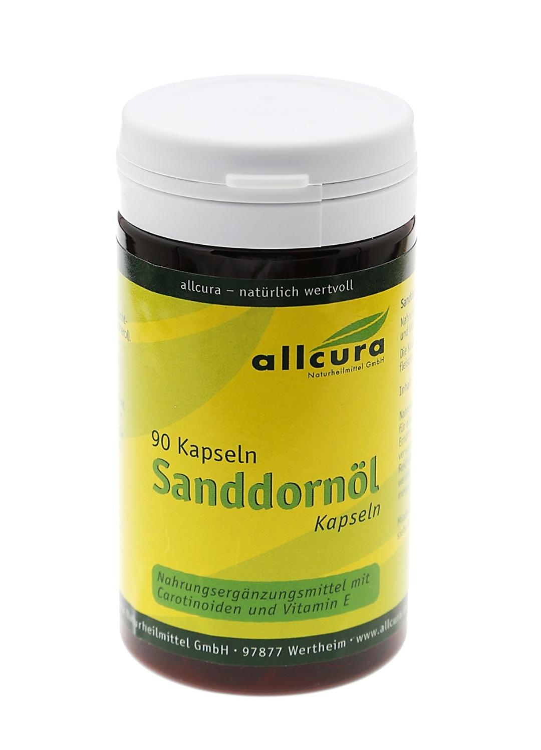 Allcura Sea Buckthorn Oil Capsules 90 pcs.