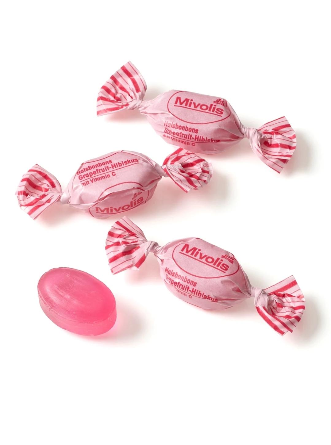 Mivolis Bonbon, Grapefruit-Hibiskus, 75 g