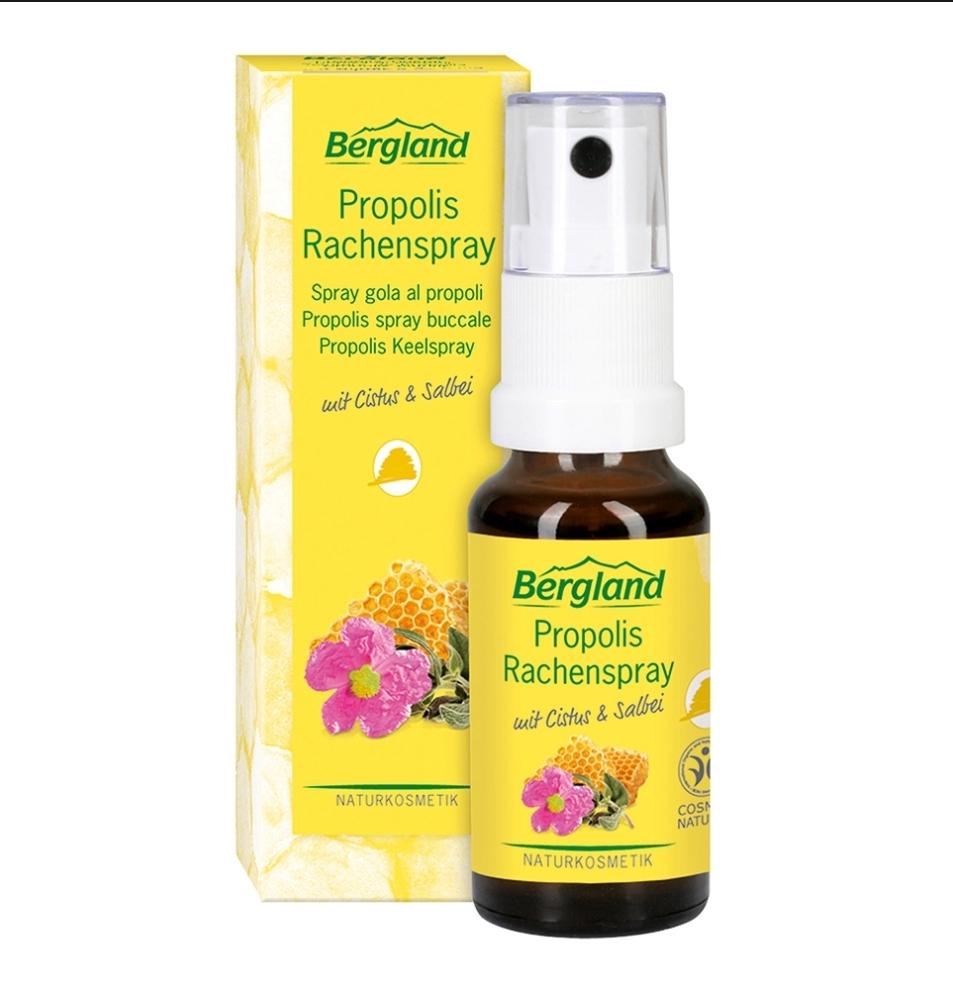 Bergland 蜂膠喉嚨噴霧(含岩薔薇和鼠尾草)20ml