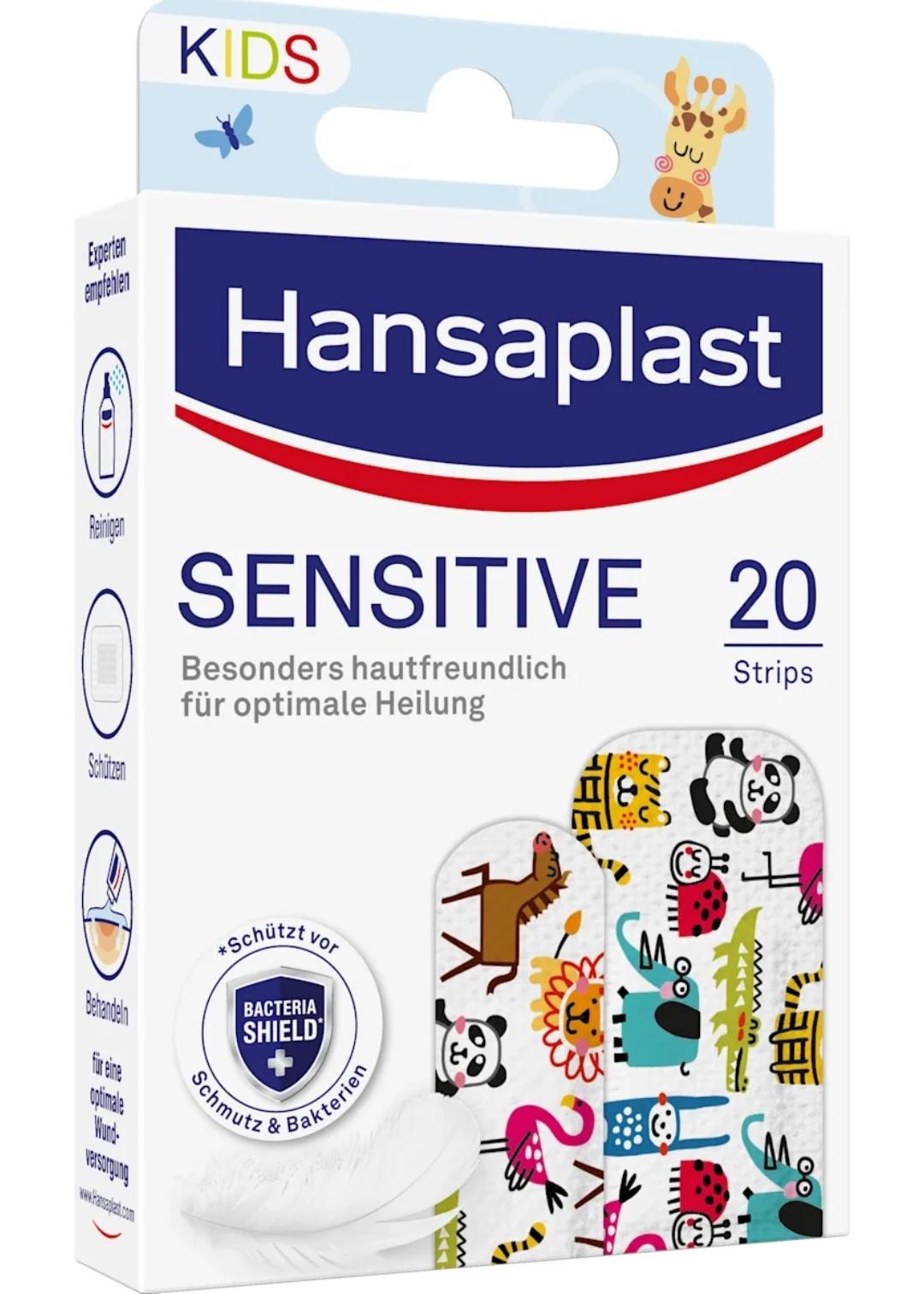 Hansaplast Kids Sensitive Strips, 20 er