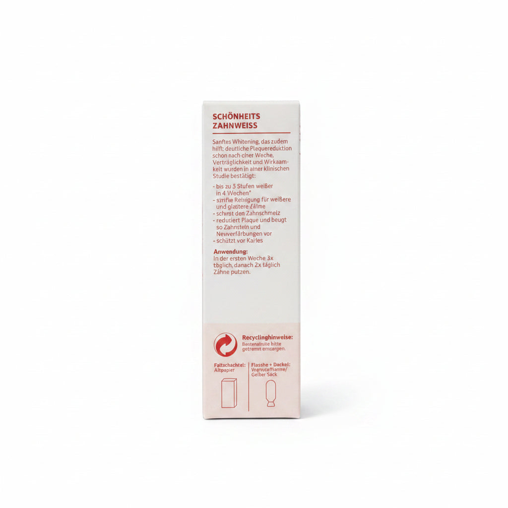 Perlweiss Zahnpasta Schönheits Zahnweiß, 50 ml