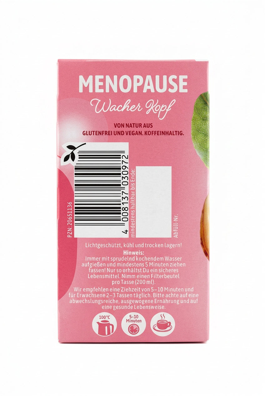 Bad Heilbrunner Wacher Kopf 瑪黴茶・瑪卡草本茶包 20入|熟齡女性日常