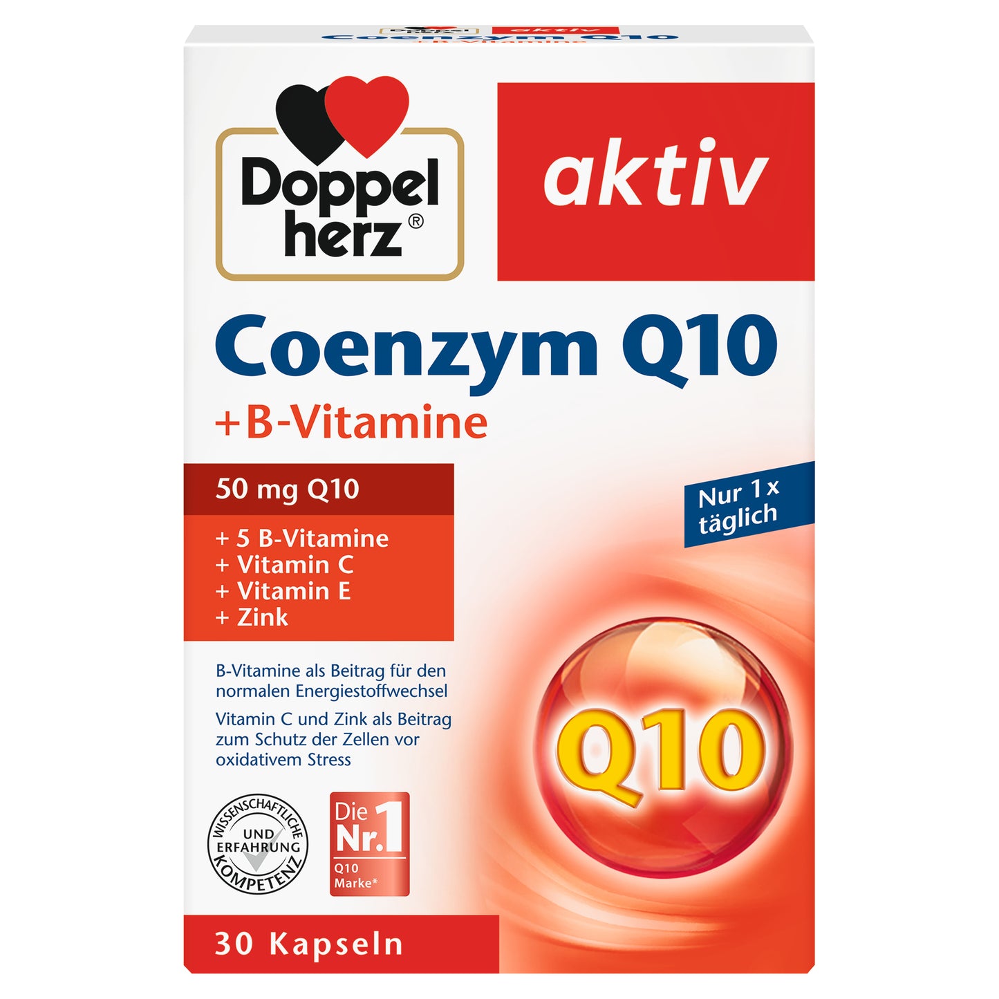 Doppelherz Coenzym Q 10 + B-Vitamine Kapseln 30 St.