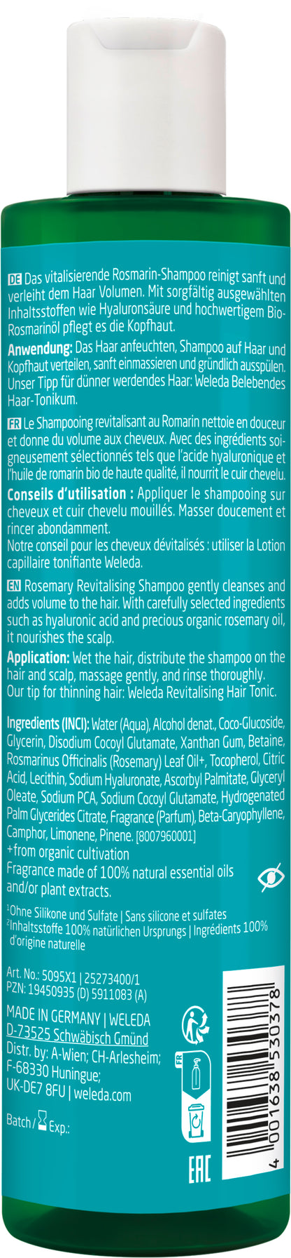 Rosmarin Revitalising Shampoo 250ml
