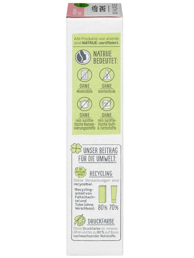 alverde NATURKOSMETIK Augencreme Wildrose, 15 ml