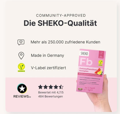 SHEKO Fettstoffwechsel Komplex 30 Stück