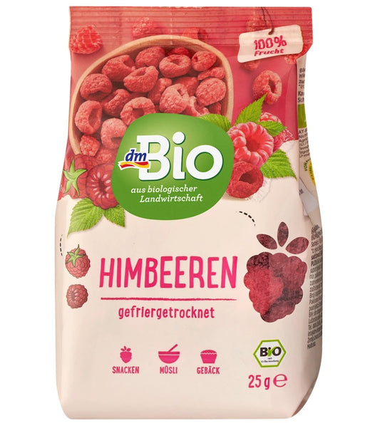 dmBio raspberries, freeze-dried, 25 g