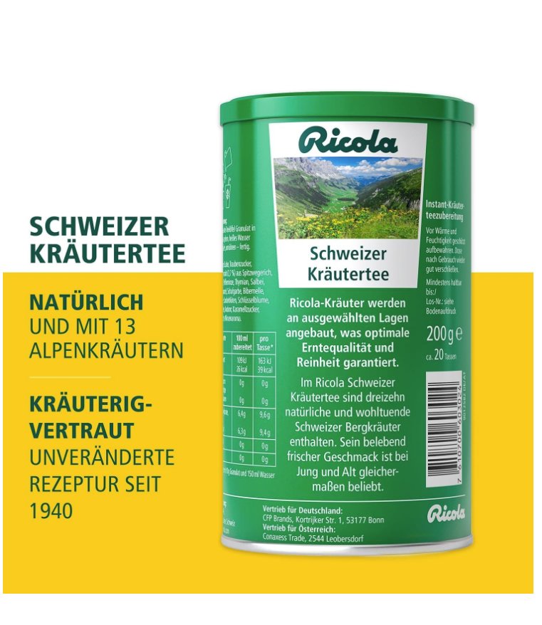 Ricola Schweizer Kräutertee, 200g