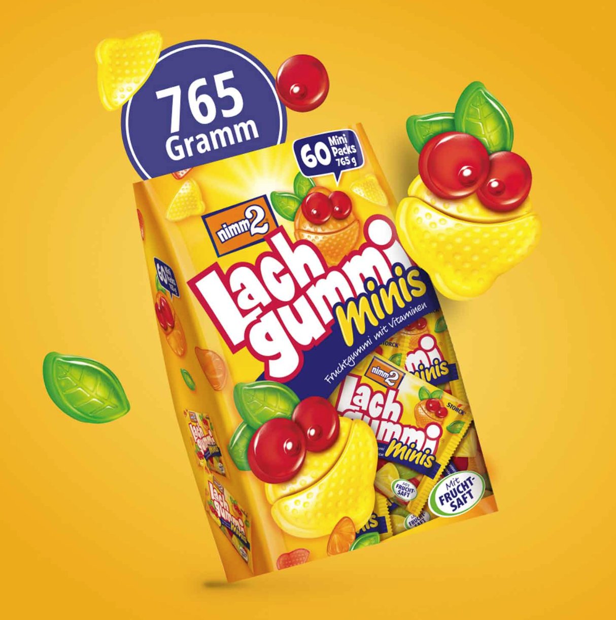 nimm2 Lachgummi minis 60er