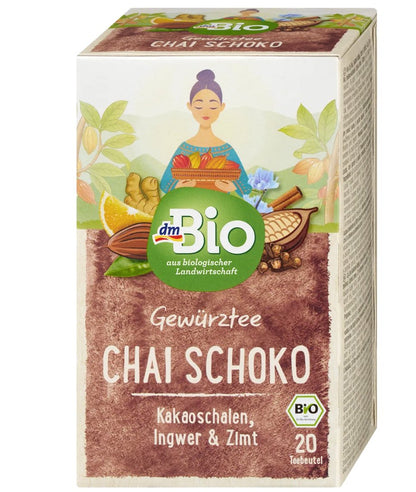 dmBio Gewürztee Chai Schoko (20 Beutel), 40 g