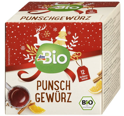 dmBio Punschgewürz Tee (12 Beutel), 30 g