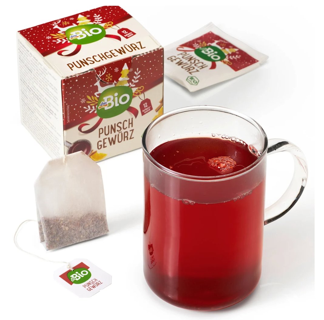 dmBio Punschgewürz Tee (12 Beutel), 30 g
