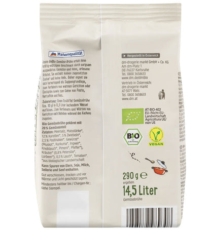 dmBio Gemüsebrühe Beutel, 290 g