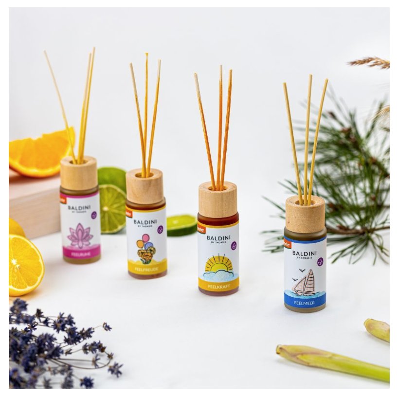 Taoasis Baldini Feelfreude® Room Fragrance Set BIO | Demeter 50ml