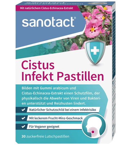 sanotact Cistus Infekt Pastillen 30 St, 60 g